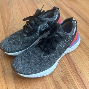 Nike epic reacts men’s sz 12 black w/ accent heel